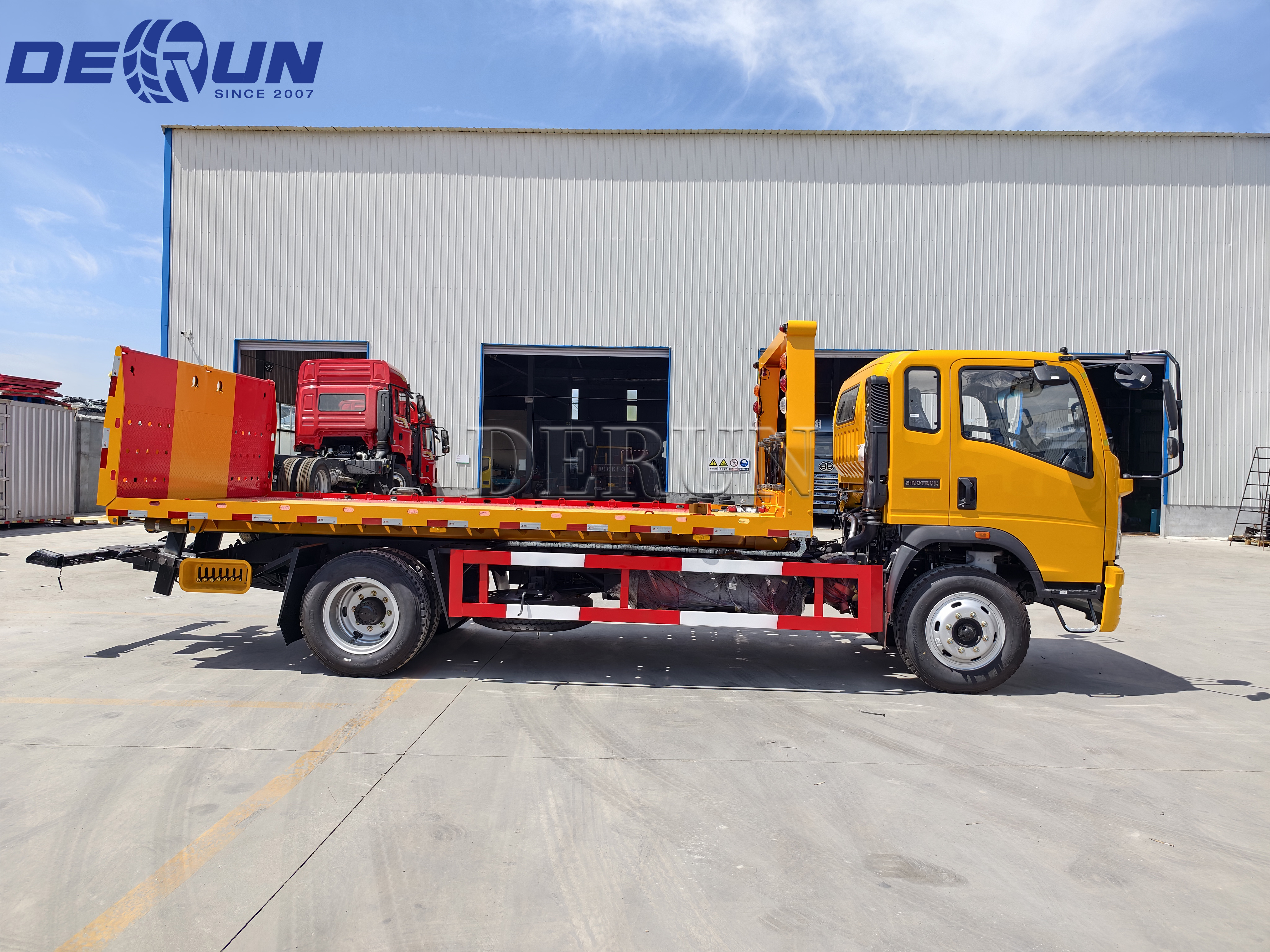 Sinotruk HOWO 4x2 Wrecker Truck bude odeslán do Nikaraguy