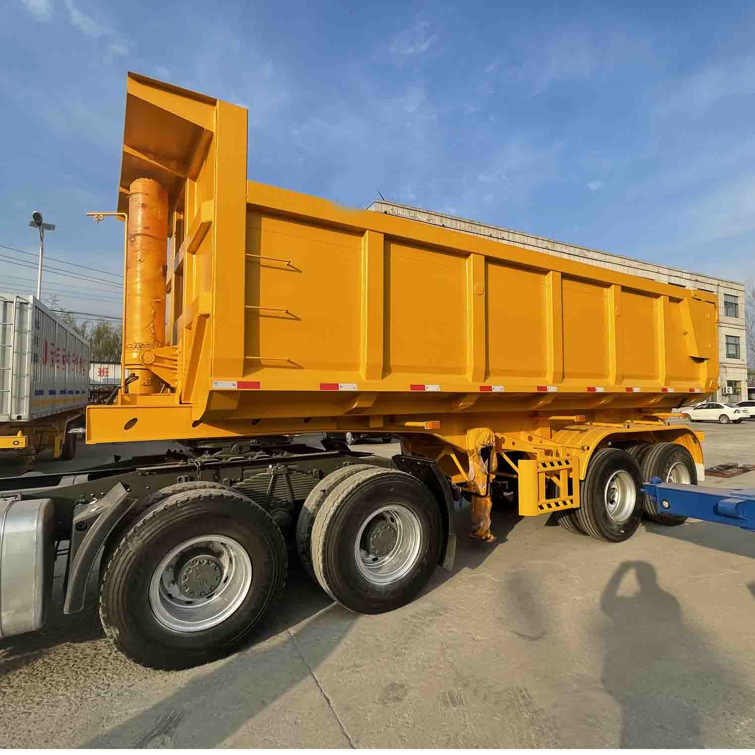 DERUN 2 Axle zadní skládka návěs