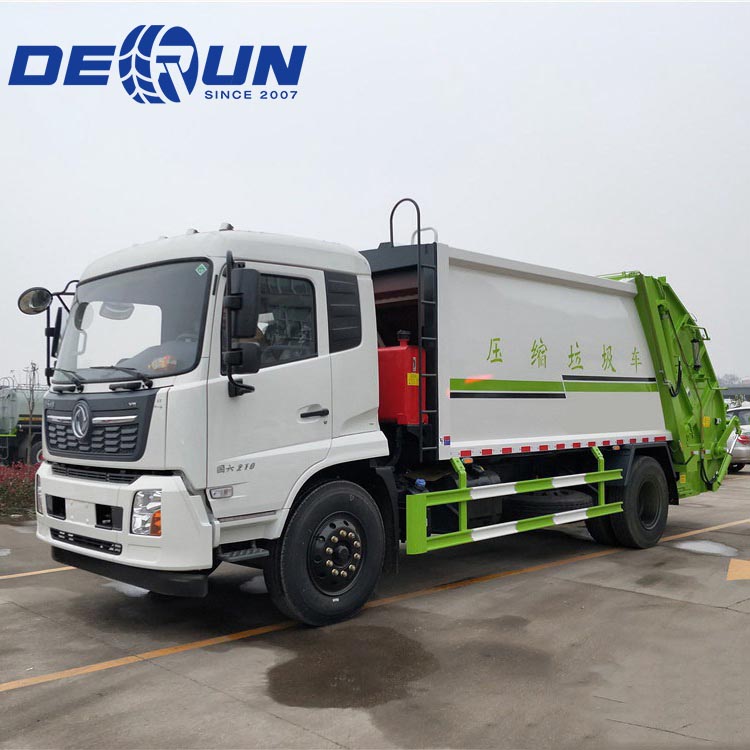 Šestikolový kompresorový vůz na odpadky Dongfeng 4x2
